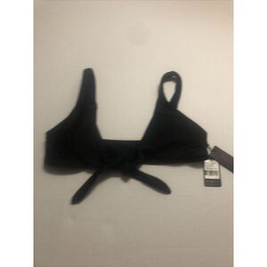 Relleciga Bikini Top NWT Top‎ Only Black Size Small
